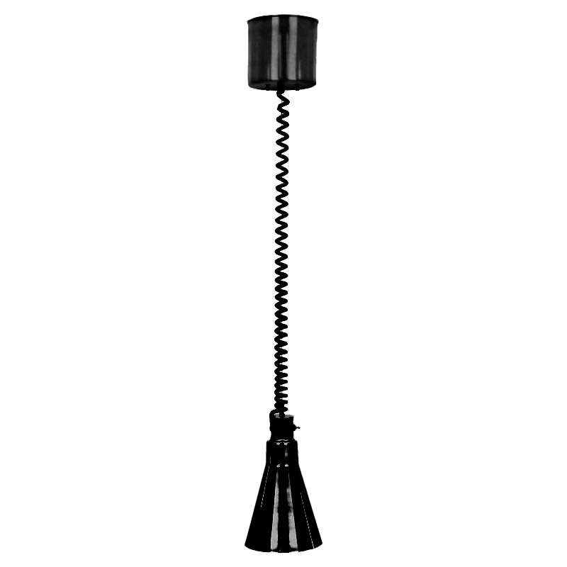 Heat Lamps Serving Lines Buffet Enhancements Retracting Standard Black